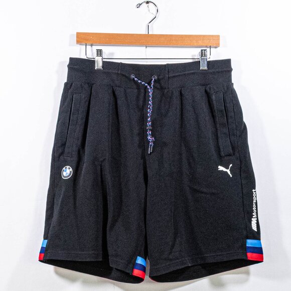 BMW Motorsport Puma Sweat Shorts Large Y2K Streetwear - Picture 1 of 8